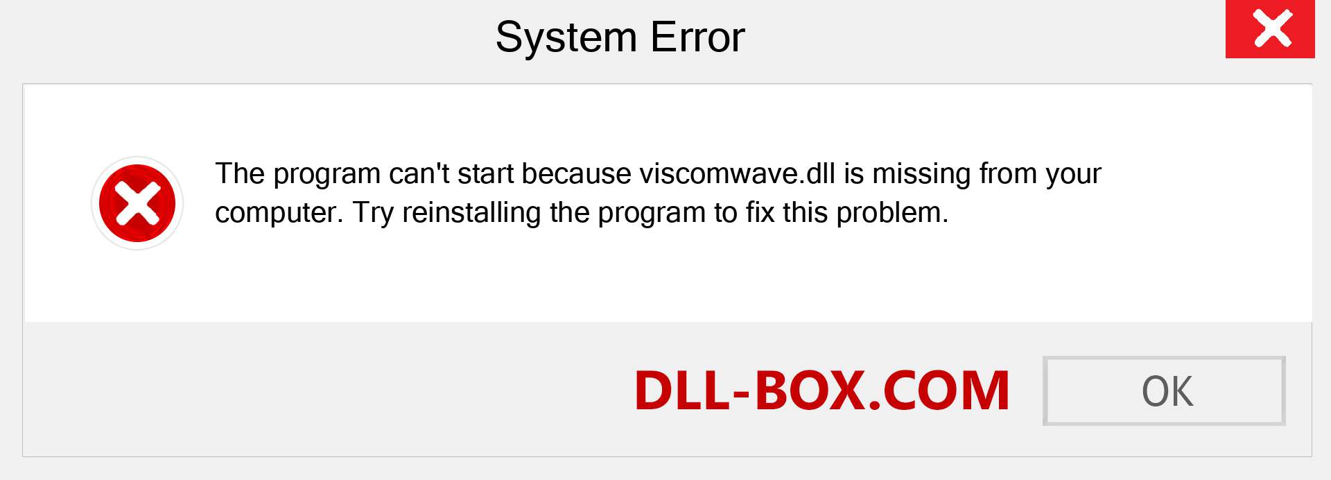 viscomwave.dll file is missing?. Download for Windows 7, 8, 10 - Fix  viscomwave dll Missing Error on Windows, photos, images